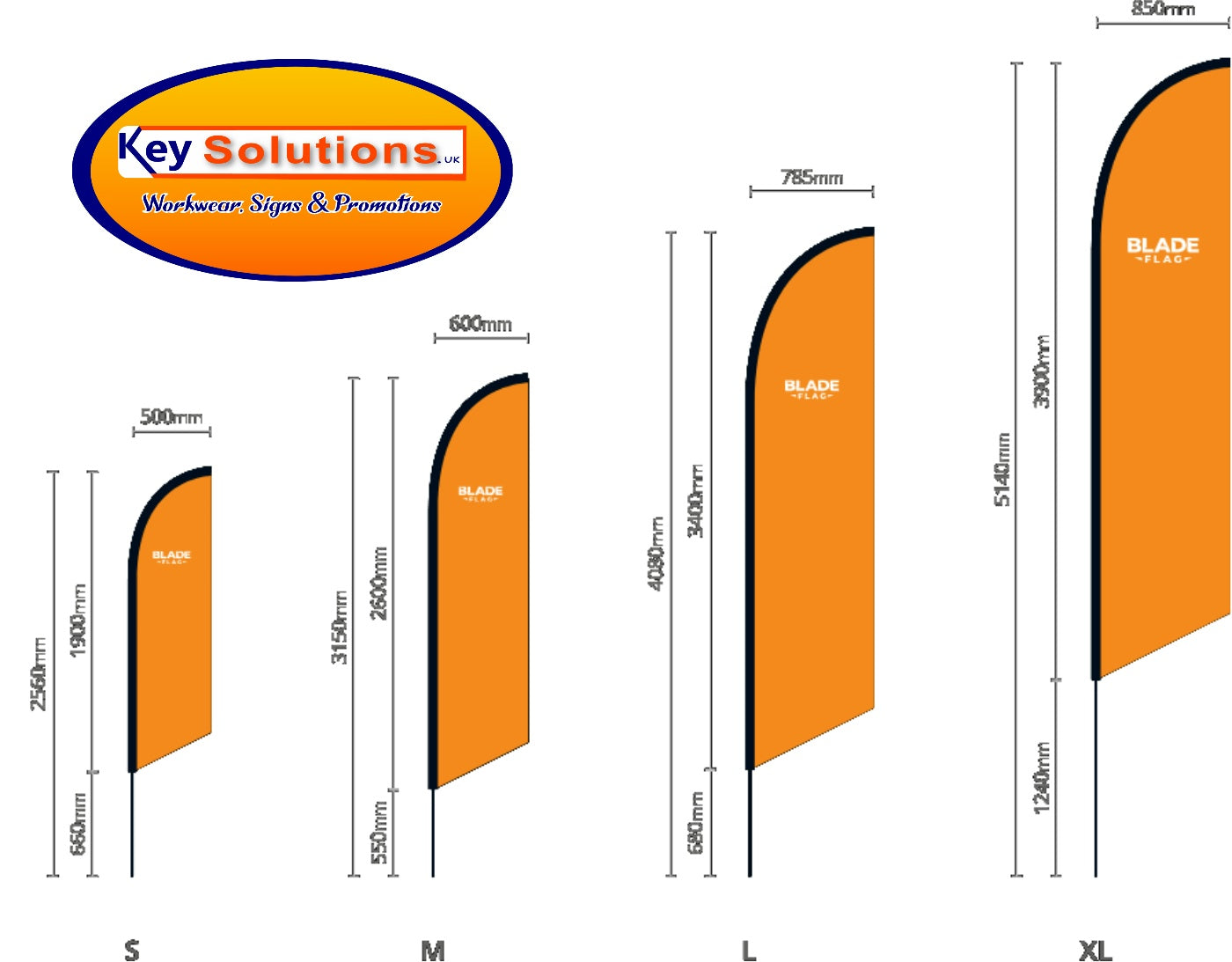 Promotional Blade Flag From £90.00