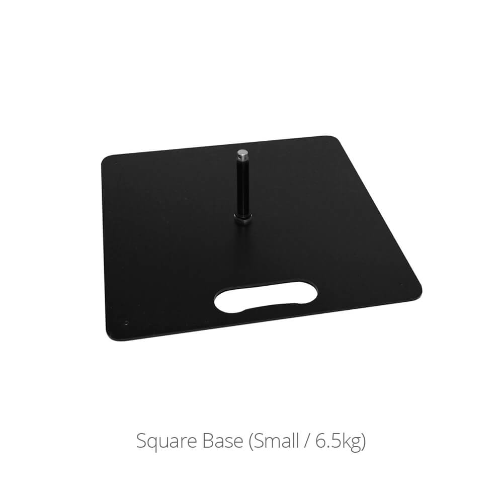 Square Base (Small / 6.5kg)For Small/Medium flags and indoor use only