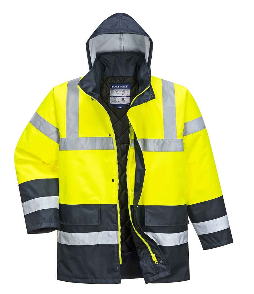 PW025 Yellow/Navy Front