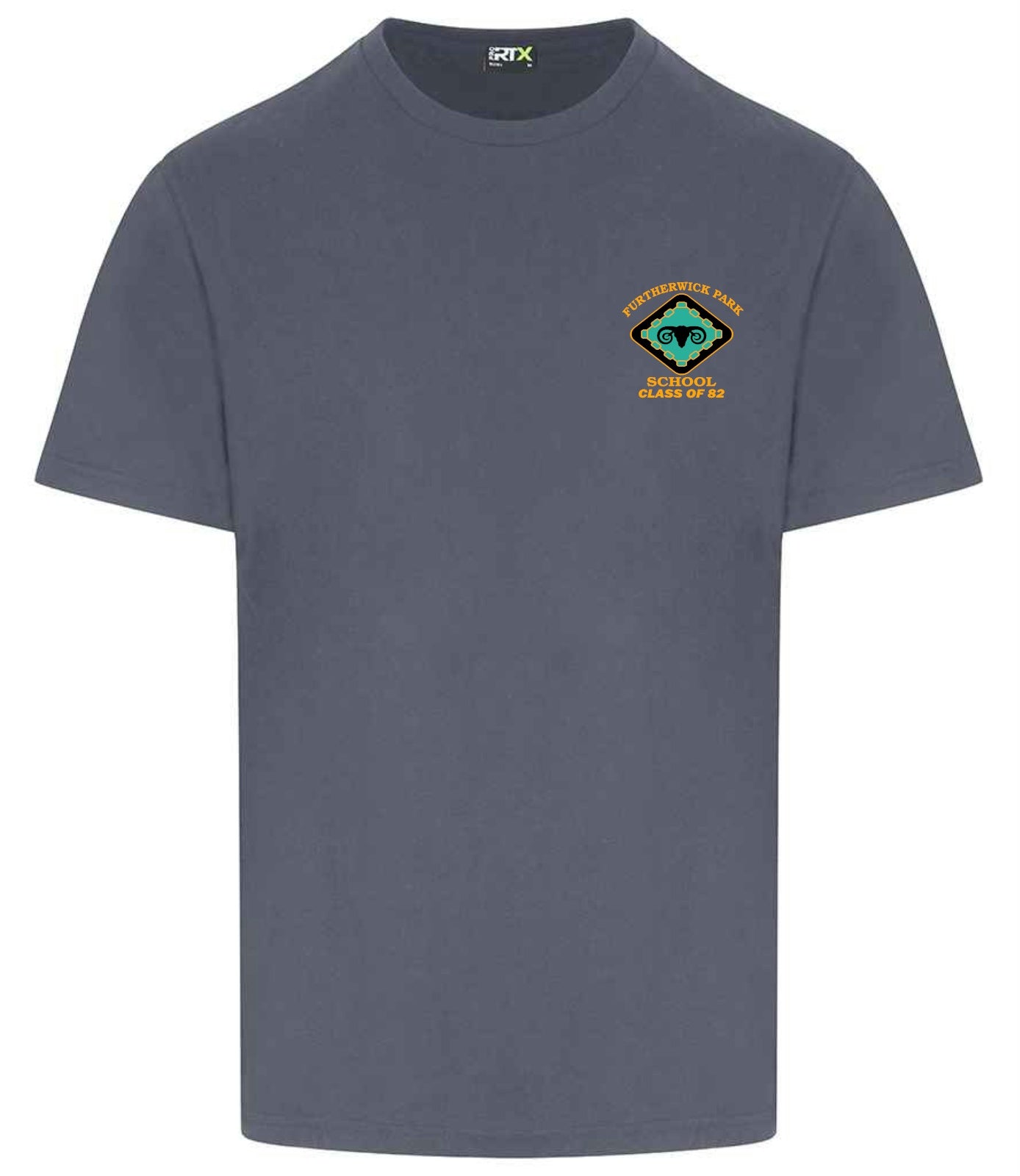 Furtherwick Park School Pro RTX Pro T-Shirt | Solid Grey