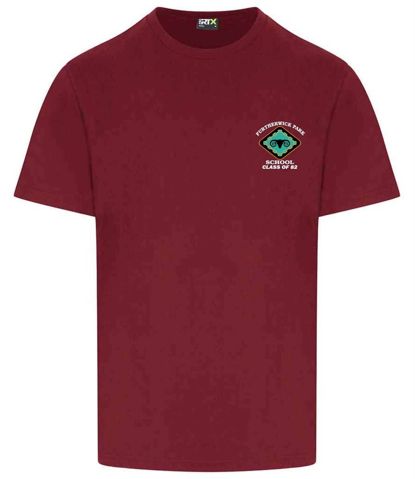 Furtherwick Park School Pro RTX Pro T-Shirt | Burgundy