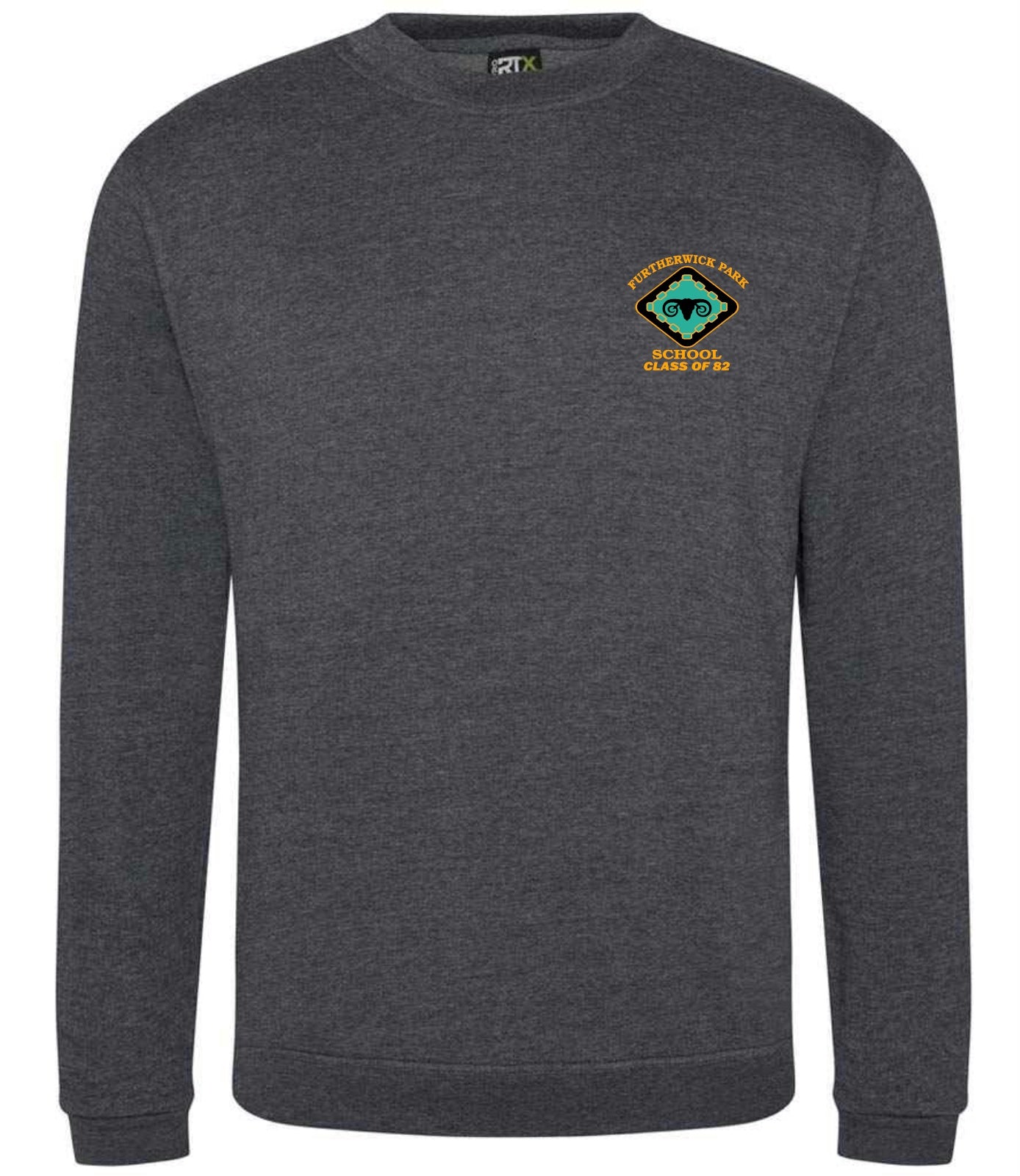 Furtherwick Park School Pro RTX Pro Sweatshirt | Solid Grey