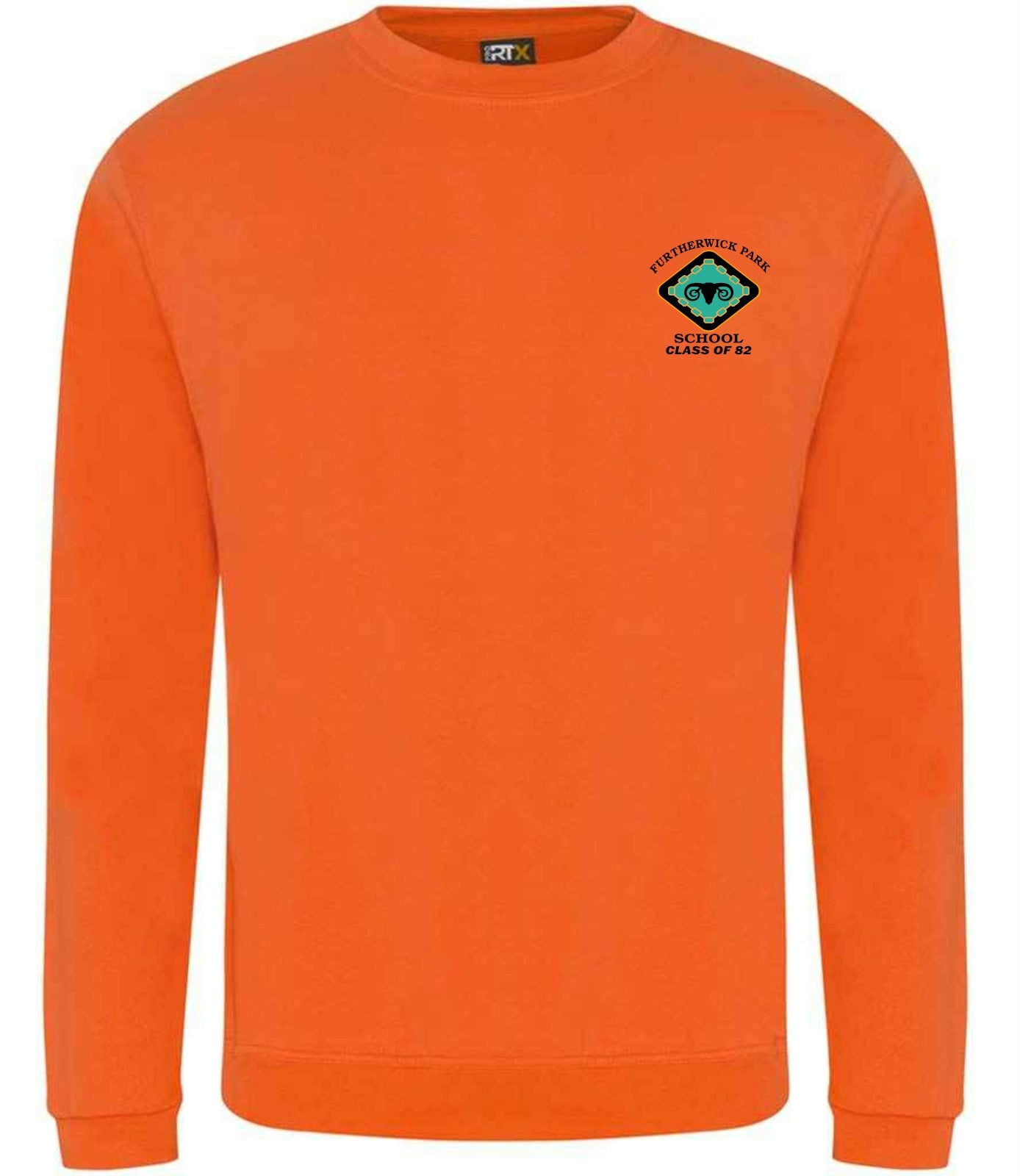 Furtherwick Park School Pro RTX Pro Sweatshirt | Orange