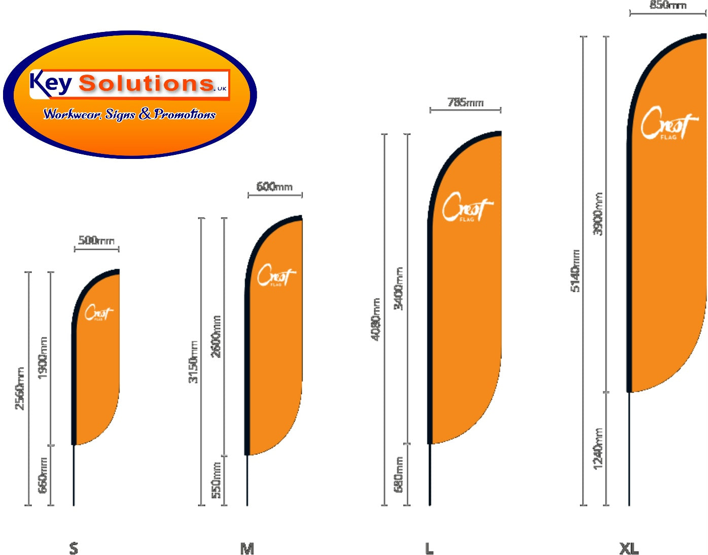 Promotional Crest Flag From £90.00