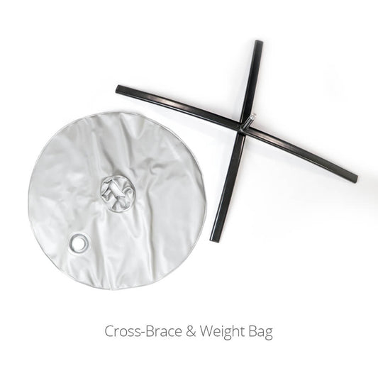 Cross-Brace & Weight BagFor Small/Medium single-sided flags.