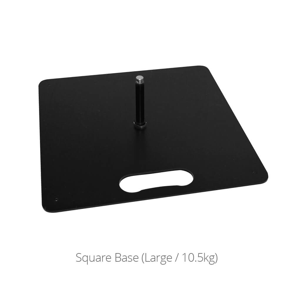 Square Base (Large / 10.5kg)For all flag sizes, indoor use only